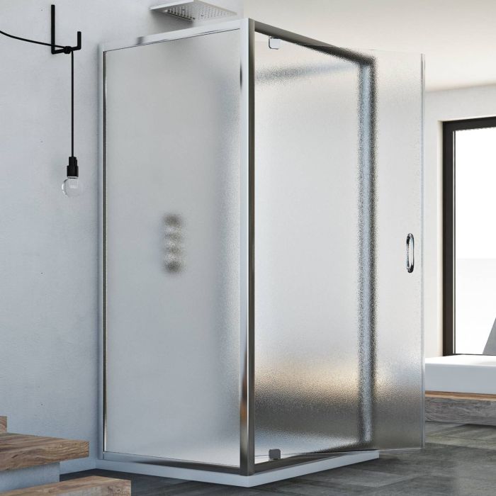 Box Doccia 3 lati 80x70x80 AP. 70 CM H185 stampato C mod. Sintesi TRIO 1 Anta