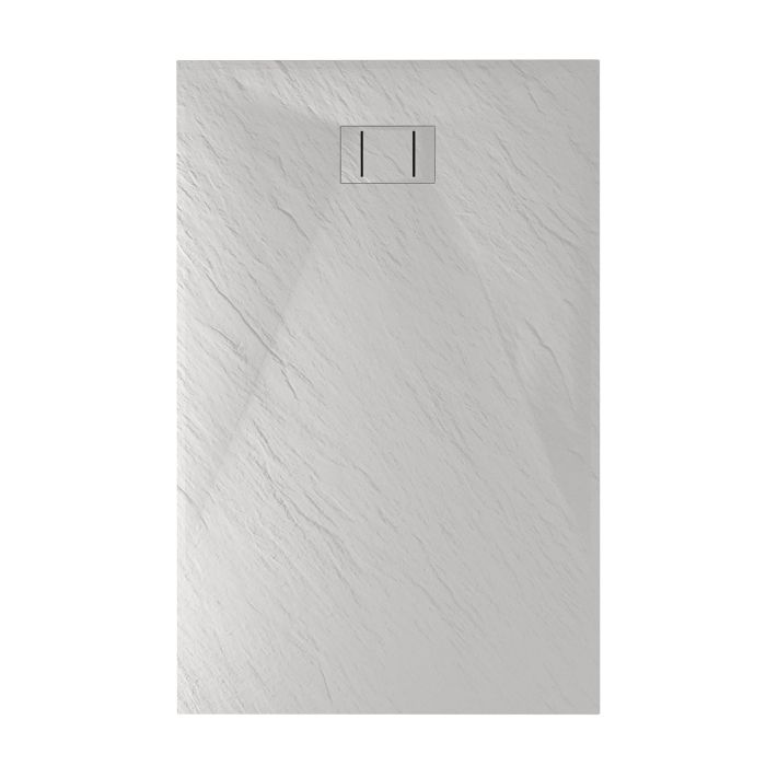 Piatto Doccia 80x170x2,6 CM Rettangolare Bianco Effetto Pietra mod. Blend