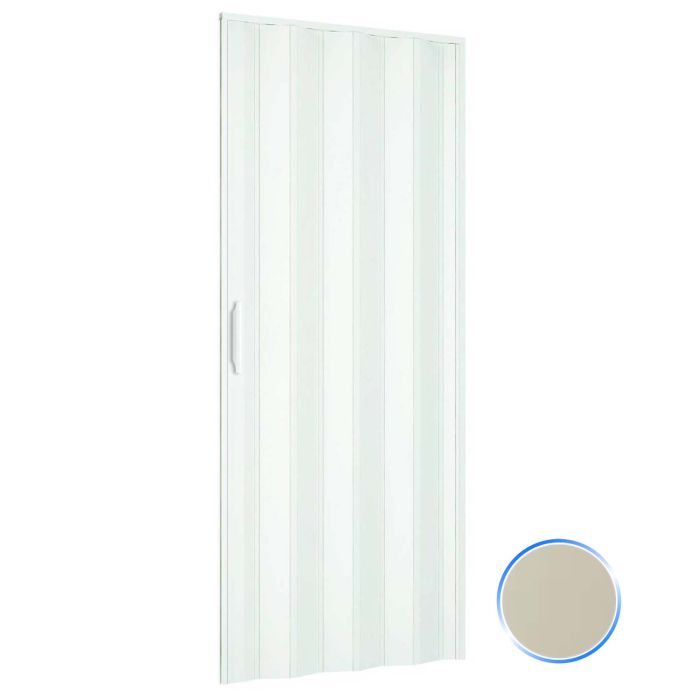 Porta a soffietto da interno in kit in PVC Avorio 1140 82x210 cm mod. Simona main product photo