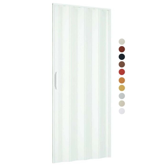 Porta soffietto da Interno 83x210cm in pvc color noce