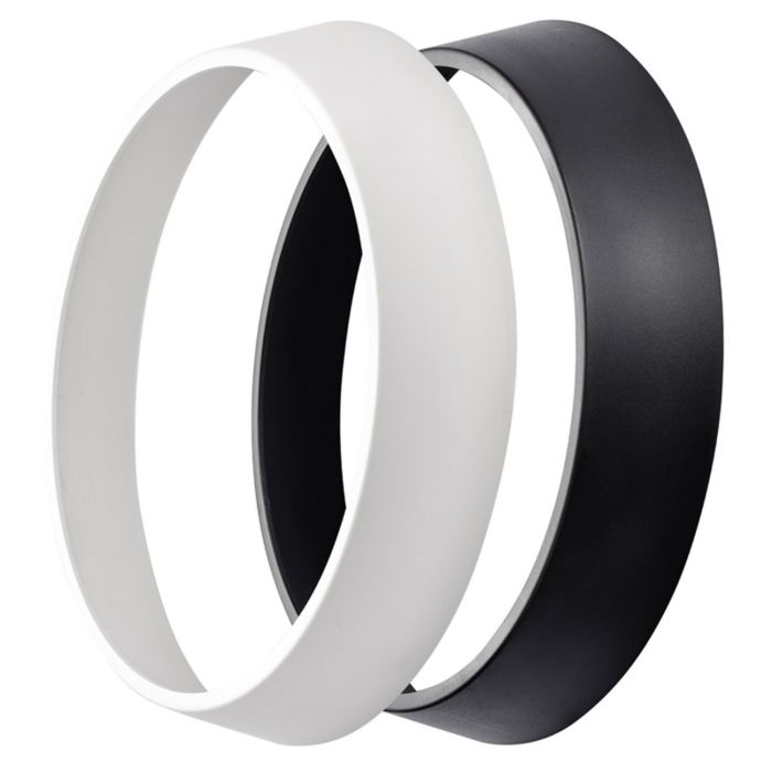 Plafoniera tonda led da parete e soffitto colore bianco o nero mod. Oviedo