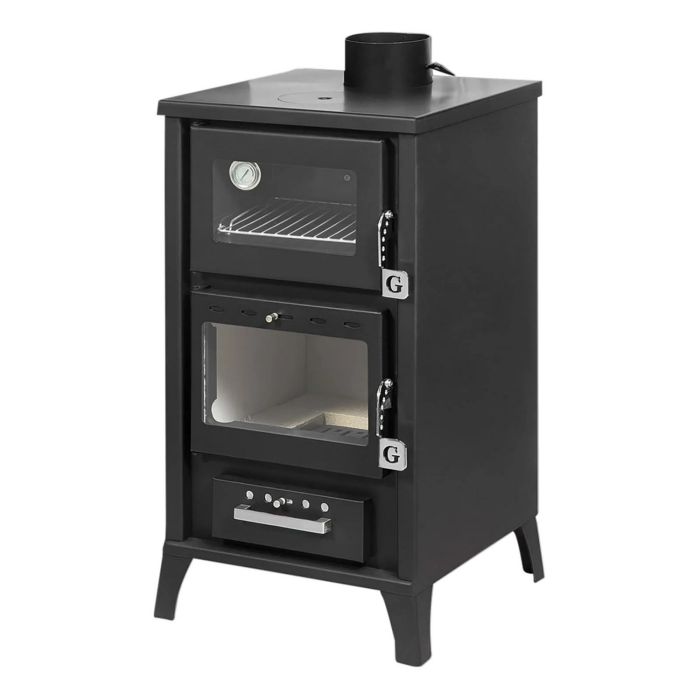Stufa A Legna Con Forno Marzia Nera 15,3 Kw L45xp48,5xh91,5 main product photo