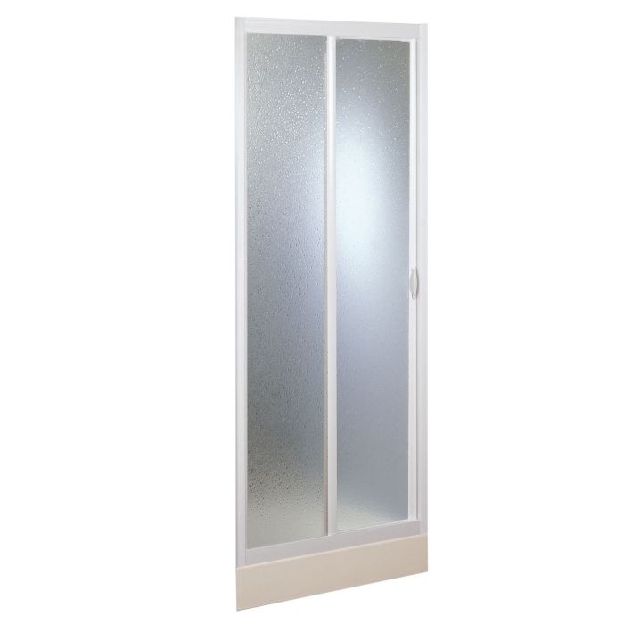 Porta doccia 100 CM in Acrilico mod. Mercurio con apertura laterale
