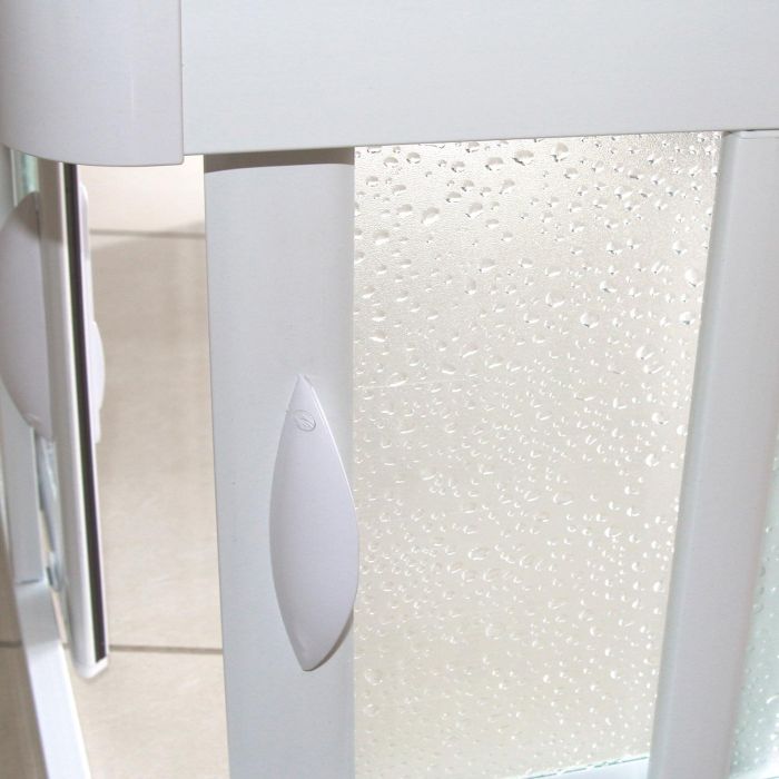 Box doccia 80x120 CM in Acrilico mod.Venere con apertura centrale