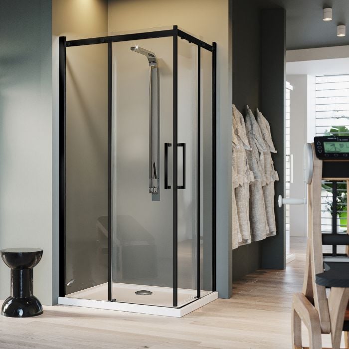 Box Doccia Rettangolare 70x110 CM 198 CM Vetro Trasparente 8 MM Sinistra con EasyClean mod. Prime Bla Corner main product photo