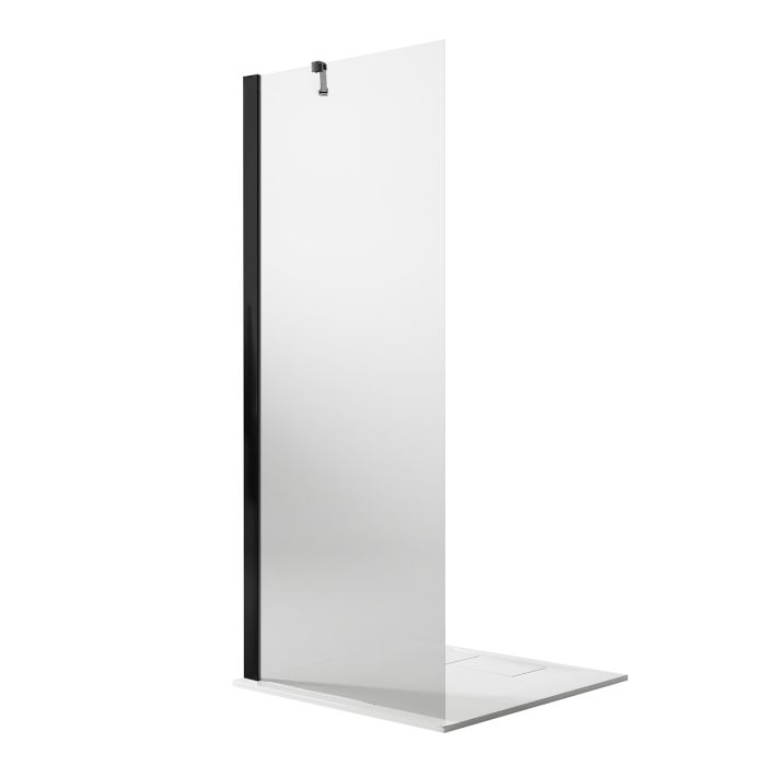 Parete doccia Walk In 56 CM 190 CM Vetro Trasparente 6 MM con Trattamento Anticalcare mod. Flip Bla