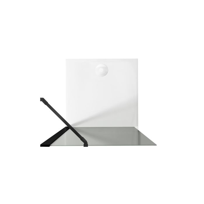 Parete doccia Walk In 86 CM 190 CM Vetro Trasparente 6 MM con Trattamento Anticalcare mod. Flip Bla