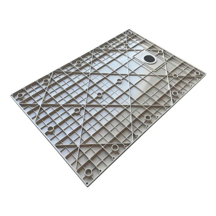 Piatto Doccia 80x140x2,6 cm Tortora Effetto Pietra mod. Strong