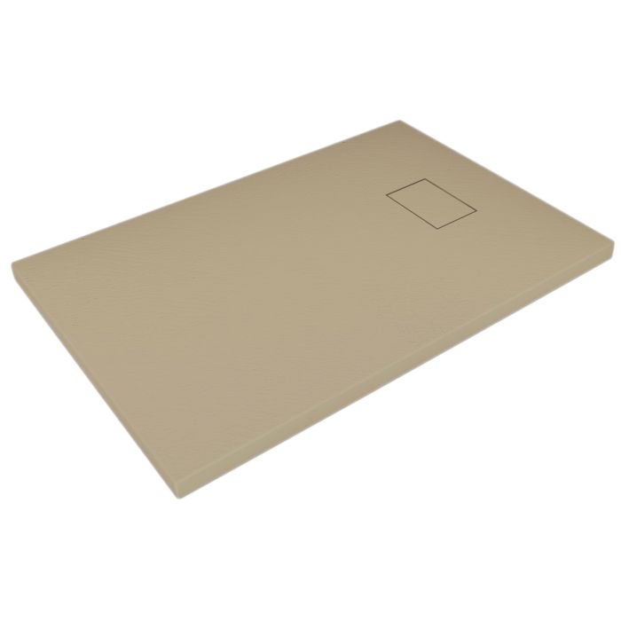 Piatto Doccia 90x160x2,6 cm Tortora Effetto Pietra mod. Strong main product photo