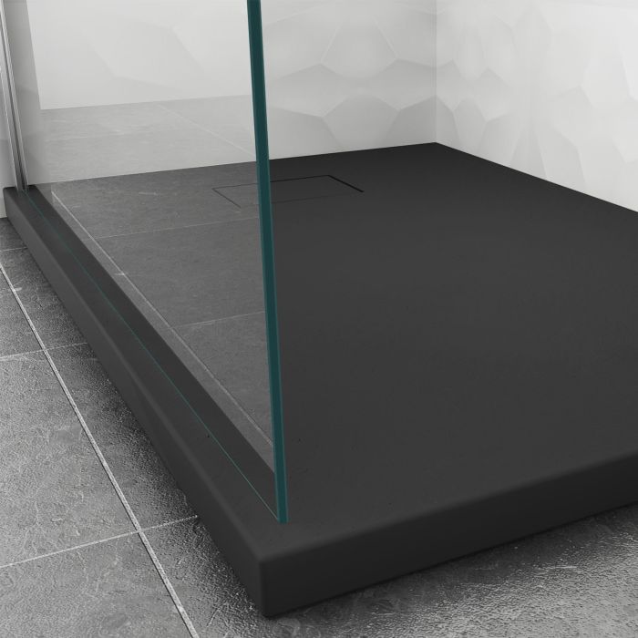 Piatto Doccia 70x140x2,6 cm Antracite Effetto Pietra mod. Strong