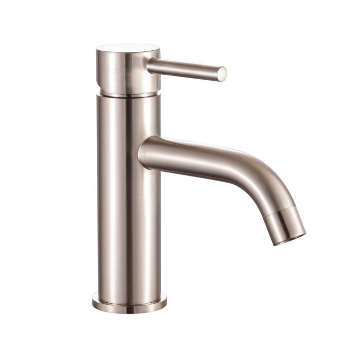 Miscelatore lavabo Nichel spazzolato con Leva monocomando mod. MM main product photo