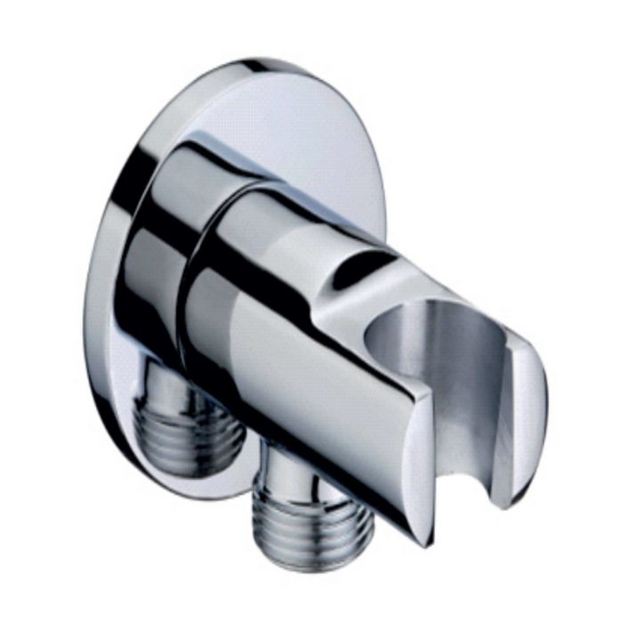 Supporto presa acqua tondo in ottone Cromo mod. Ares main product photo
