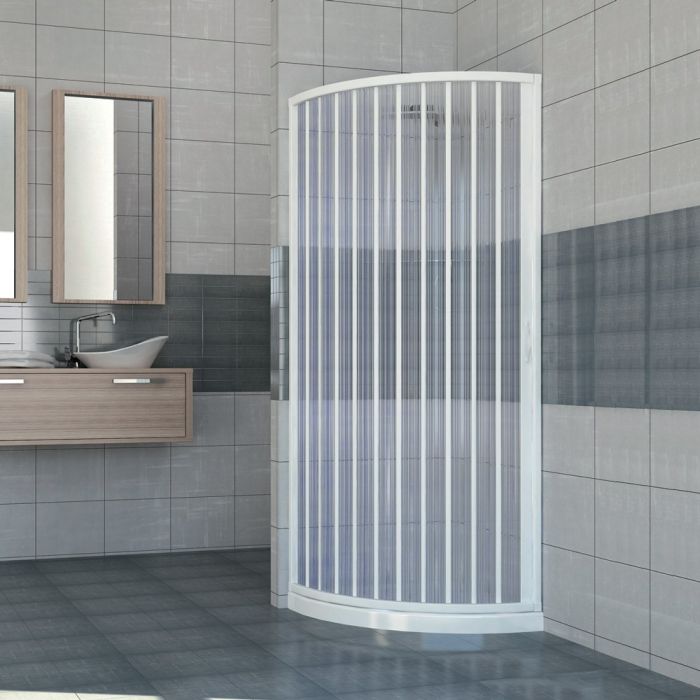 Box doccia 90x90 in PVC mod. Scorpione con apertura laterale