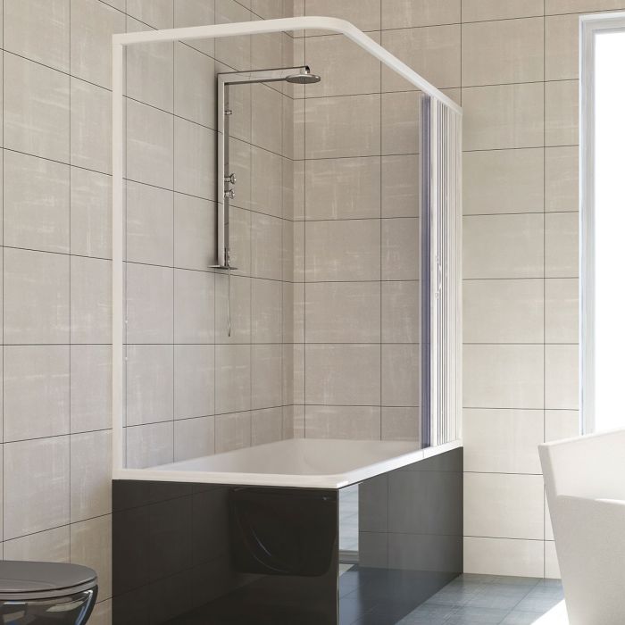 Box doccia sopravasca 70x150 in PVC mod. Nadia con apertura laterale