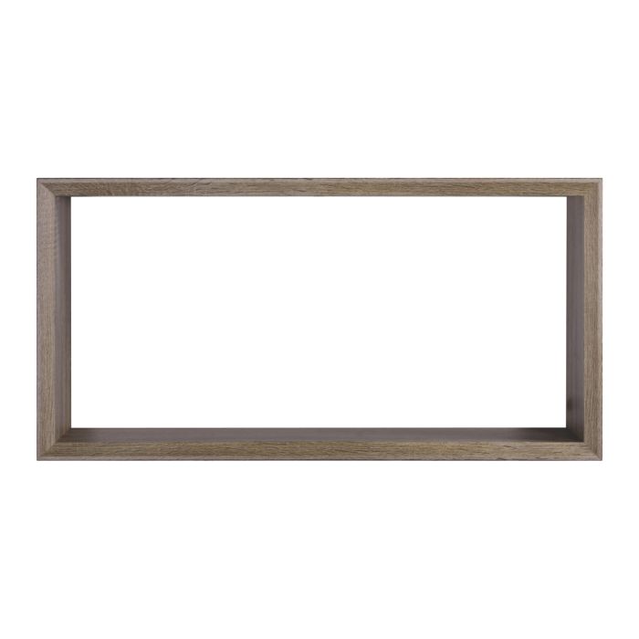 Mensola da parete rettangolare colore Noce segato 70x35 cm mod. Artù