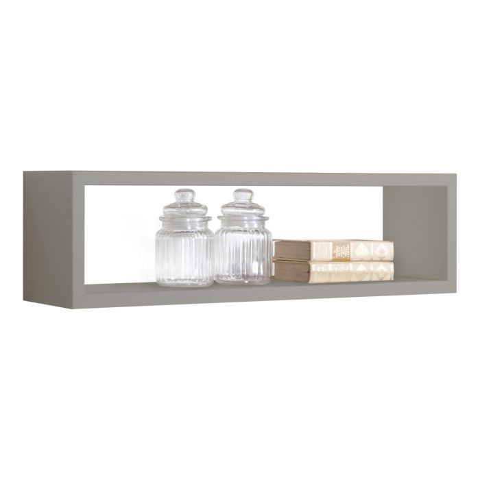 Mensola da parete rettangolare colore Marrone talpa 60x17 cm mod. Regolo