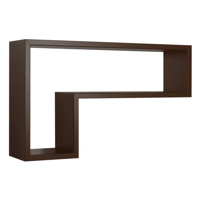 Mensola da parete colore Wenge' 61x37 cm mod. Lettera main product photo