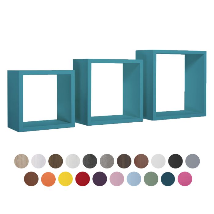 Acquista Sanitec Mensole a cubo da parete set di 3 pz componibile vari  colori mod. InCubo in Offerta a 44.8€ su BricoNow