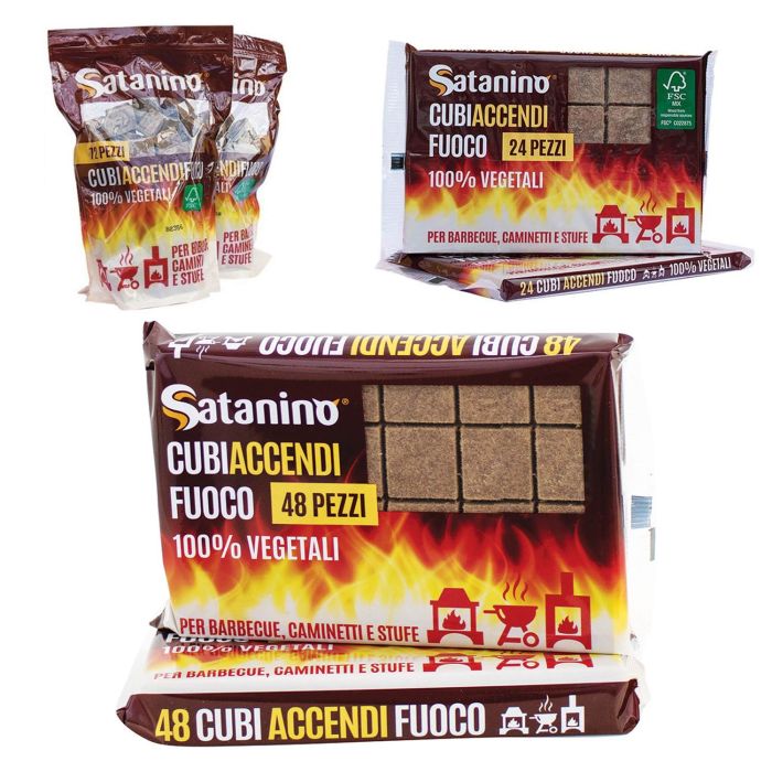Cubi Accendifuoco Vegetali Mod. Satanino main product photo