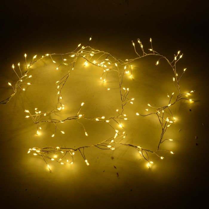 Catena luminosa 150 micro led Bianco Caldo 1,6 mt main product photo