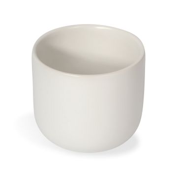Porta Spazzolini da Appoggio Bianco Perla in Ceramica Mod. Clizia