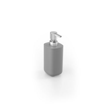 Dispenser Sapone da Appoggio Grigio in Resine Termoplastiche Mod. Pod