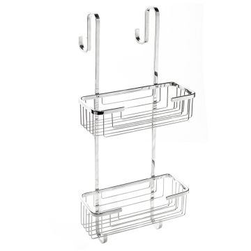 Contenitore Doccia Rettangolare da Appendere Lucido in Acciaio Inox Aisi 304 Mod. Top Line