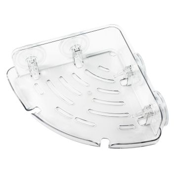 Mensola Angolare Trasparente in Materiale Termoplastico Mod. Air Container