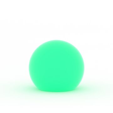 Lampada sfera luminosa da giardino Ø 50 cm Luce Verde con Cavo mod. Hoop