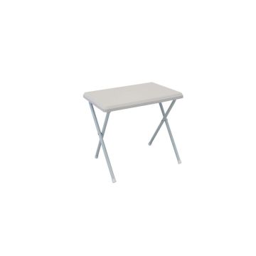 Tavolino pieghevole bianco in PVC 51,5x37 cm
