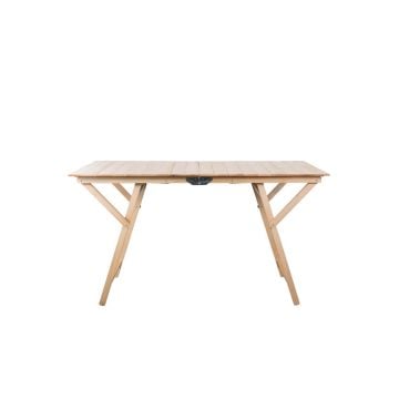 Tavolo pieghevole in legno di faggio 70x140 mod. Doppio colore naturale
