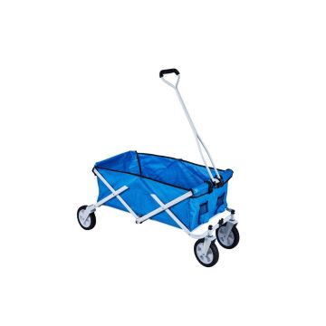 Carrello pieghevole blu in metallo con custodia mod. Adriatic