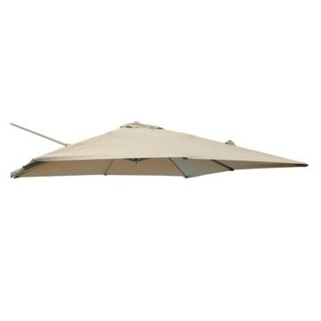 Telo parasole antivento 3x3 Tortora per ombrellone mod. Saturno e Archimede