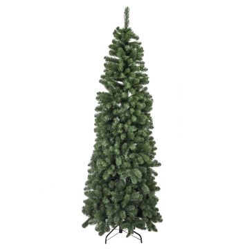 Albero di Natale Slim 653 rami Verde ø74 h180 mod. Monte Slim