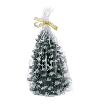 Candela Albero Natale Verde paraffina