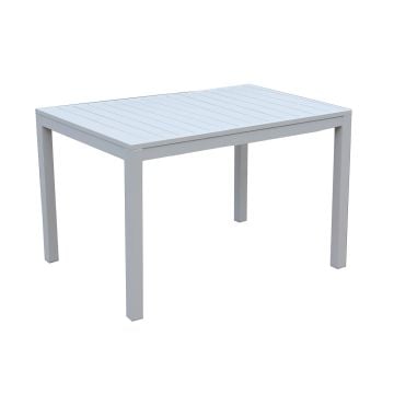 Tavolo in Alluminio Bianco mod. Sullivan