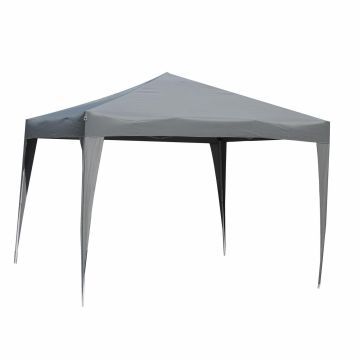 Gazebo in Acciaio Grigio mod. in poliestere 160g