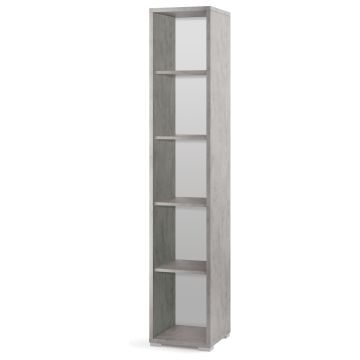 Colonna a giorno 4 ripiani h 199 cm colore Cemento