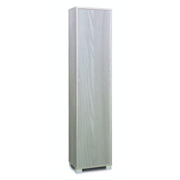 Colonna 1 anta 4 ripiani h 190 cm colore Olmo Chiaro