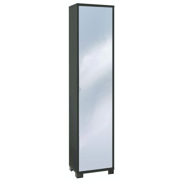 Colonna 1 anta 4 ripiani h 190 cm colore Specchio Naturale