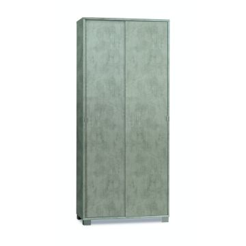Mobile 2 ante scorrevoli h 190 cm colore Cemento