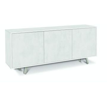 Madia 3 ante 2 ripiani h 74 cm colore Ossido Bianco