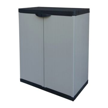 Armadio mobile basso esterno interno ad un ripiano in pvc 68x39,5x85 CM