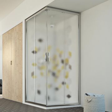 Box doccia 70x70 CM H198 stampato C mod. Evolution