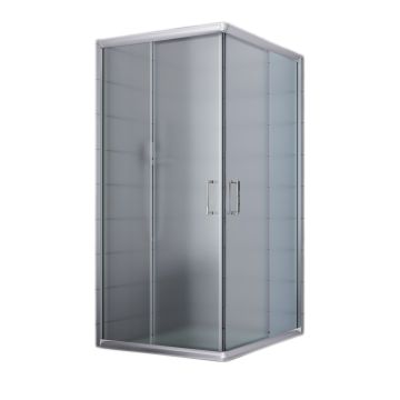 Box Doccia Rettangolare 80x120 H185 Stampato C 6mm mod. Alabama