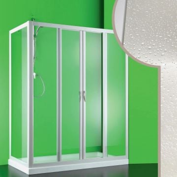 Box Doccia 70x170 CM in Acrilico mod. Mercurio 2 con apertura centrale