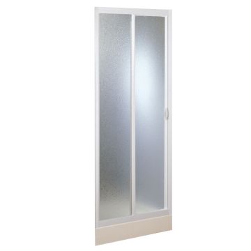 Porta doccia 140 CM in Acrilico mod. Mercurio con apertura laterale
