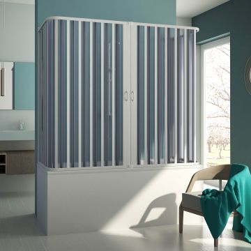 Box Doccia 3 lati sopravasca 70x170x70 CM H150 PVC mod. Muse