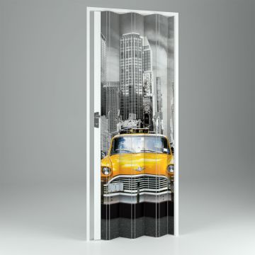 Porta a Soffietto da Interno in PVC New York 89,5x214 cm mod. Vera