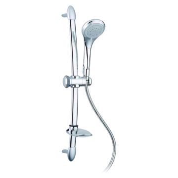 Saturn - Saliscendi 5 Getti Acciaio Inox E Abs